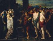 Benjamin West Pylades and Orestes Brought as Victims before Iphigenia china oil painting artist